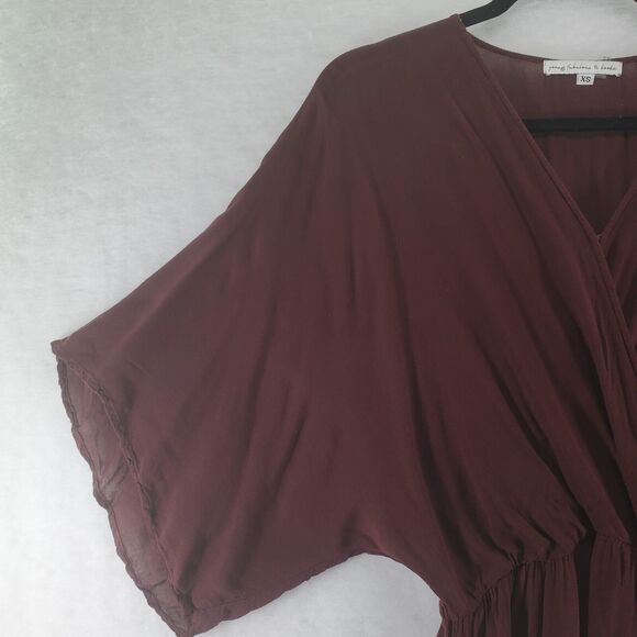 XS Young Fabulous & Broke Isla Dress Tie Dye Wrap Beach Maxi Swimsuit Cover Up - Picture 7 of 10